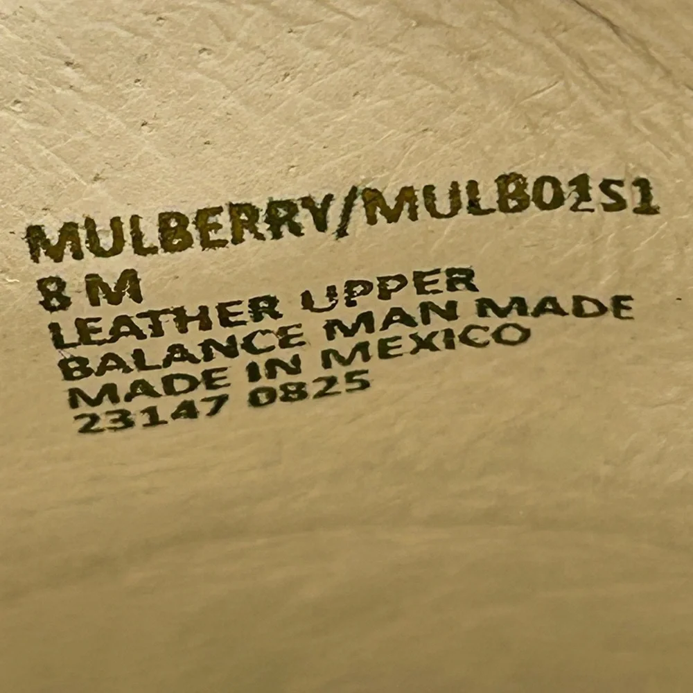 Steve Madden Mulberry Bone Leather Mule Loafers Size 8 | New in Box